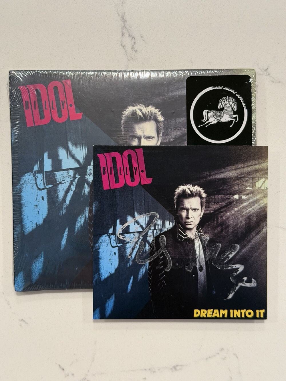 BILLY IDOL Dream Into It CD w/ SIGNED Autographed Art Card IN HAND #3